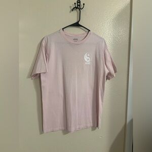 Vans Light Pink Short Sleeve Men's Tee